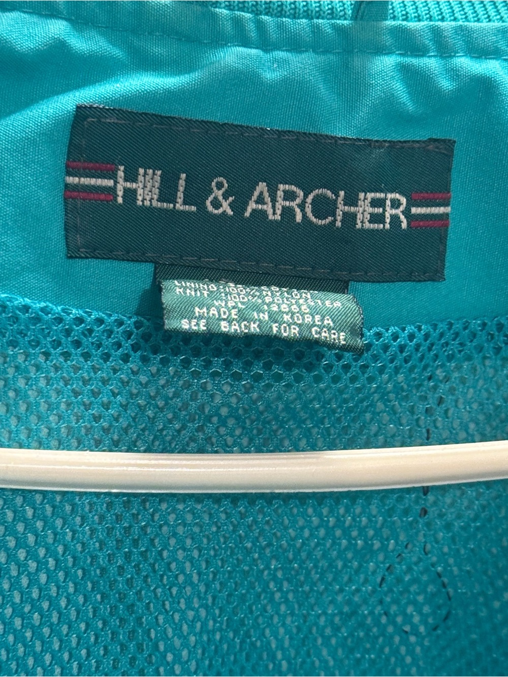 Hill & Archer Teal Bomber Jacket - Picture 3 of 8